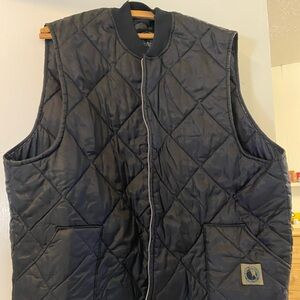 Black Quilted Vest